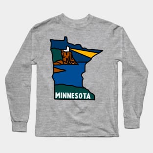 Minnesota North Shore Decal Long Sleeve T-Shirt